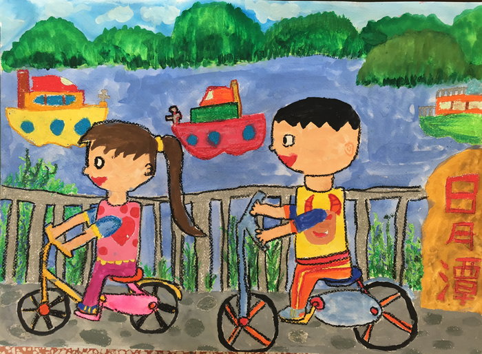 學生作品--日月潭單車記（作者：謝棋如）